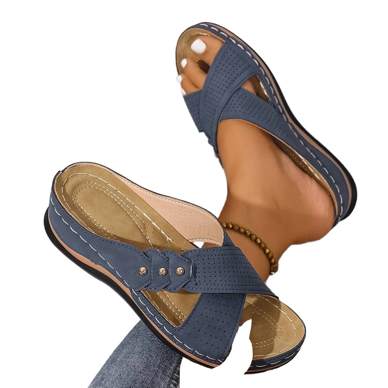 Pascalle | Sandalias ortopédicas con cuña