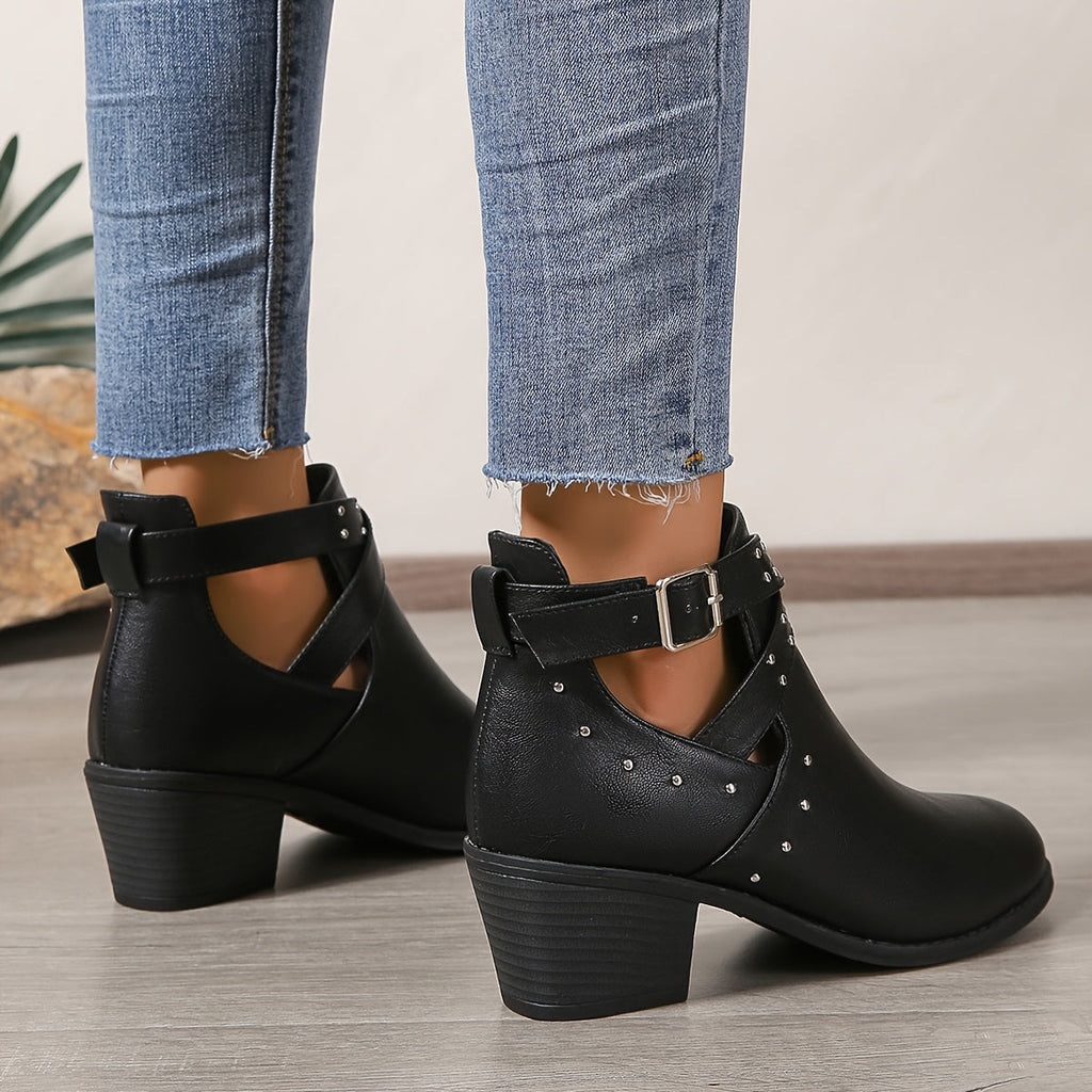 Lorena | Botines chelsea con hebilla