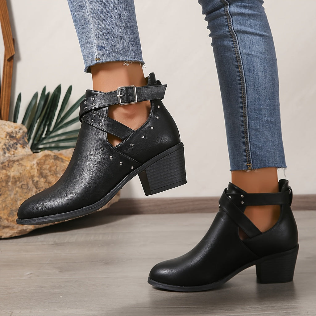 Lorena | Botines chelsea con hebilla
