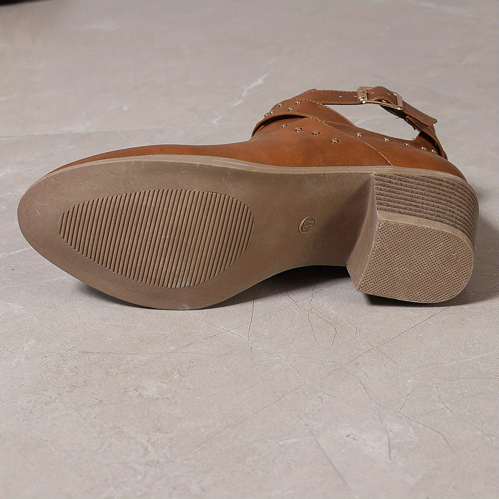 Lorena | Botines chelsea con hebilla