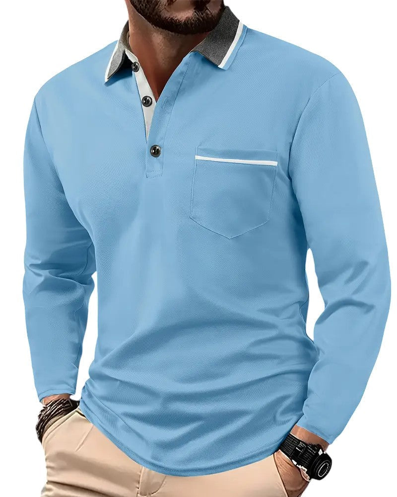 Larsen™ | Polo clásico de manga larga