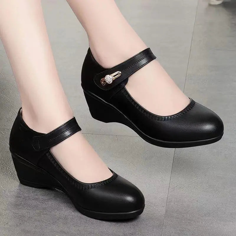 Lydia – Zapatos de Confort Elegantes con Tacón Medio