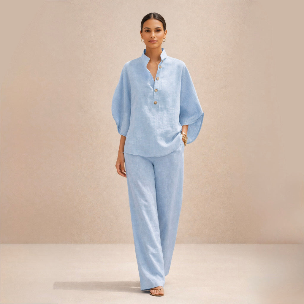 Maria™ | Conjunto de lino holgado
